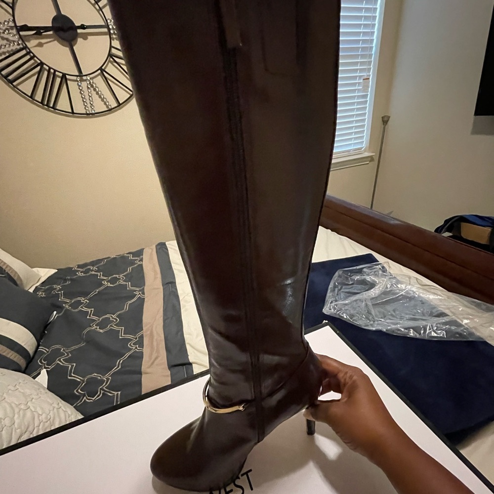 Nine West Brown Knee-High Boot